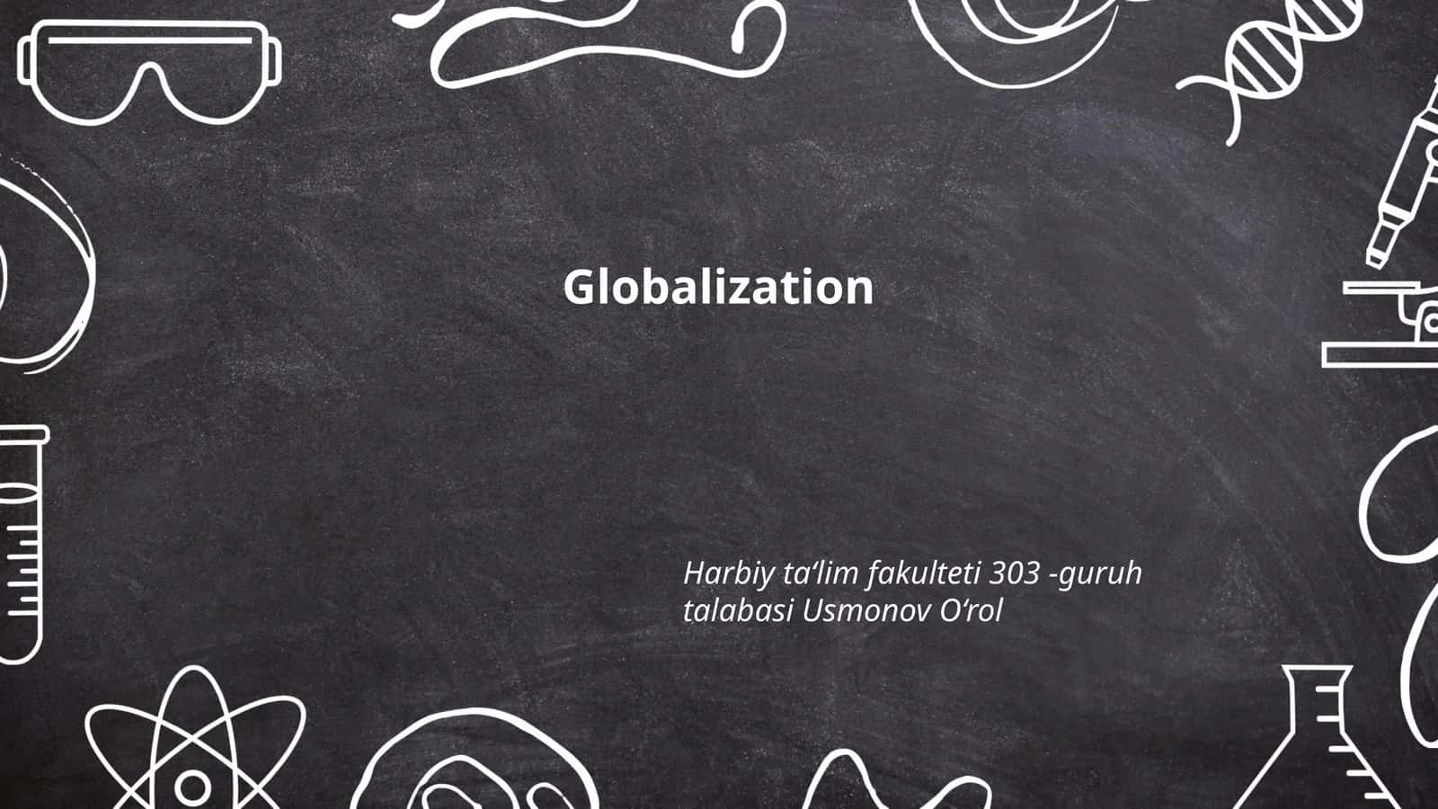 Globalization 1