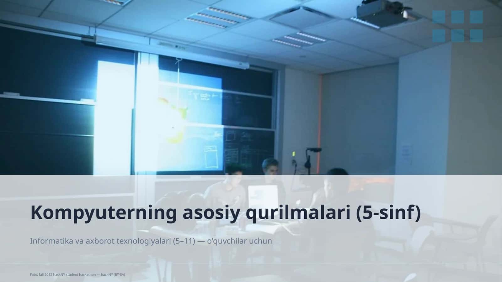 Kompyuterning asosiy qurilmalari (5-sinf) 1