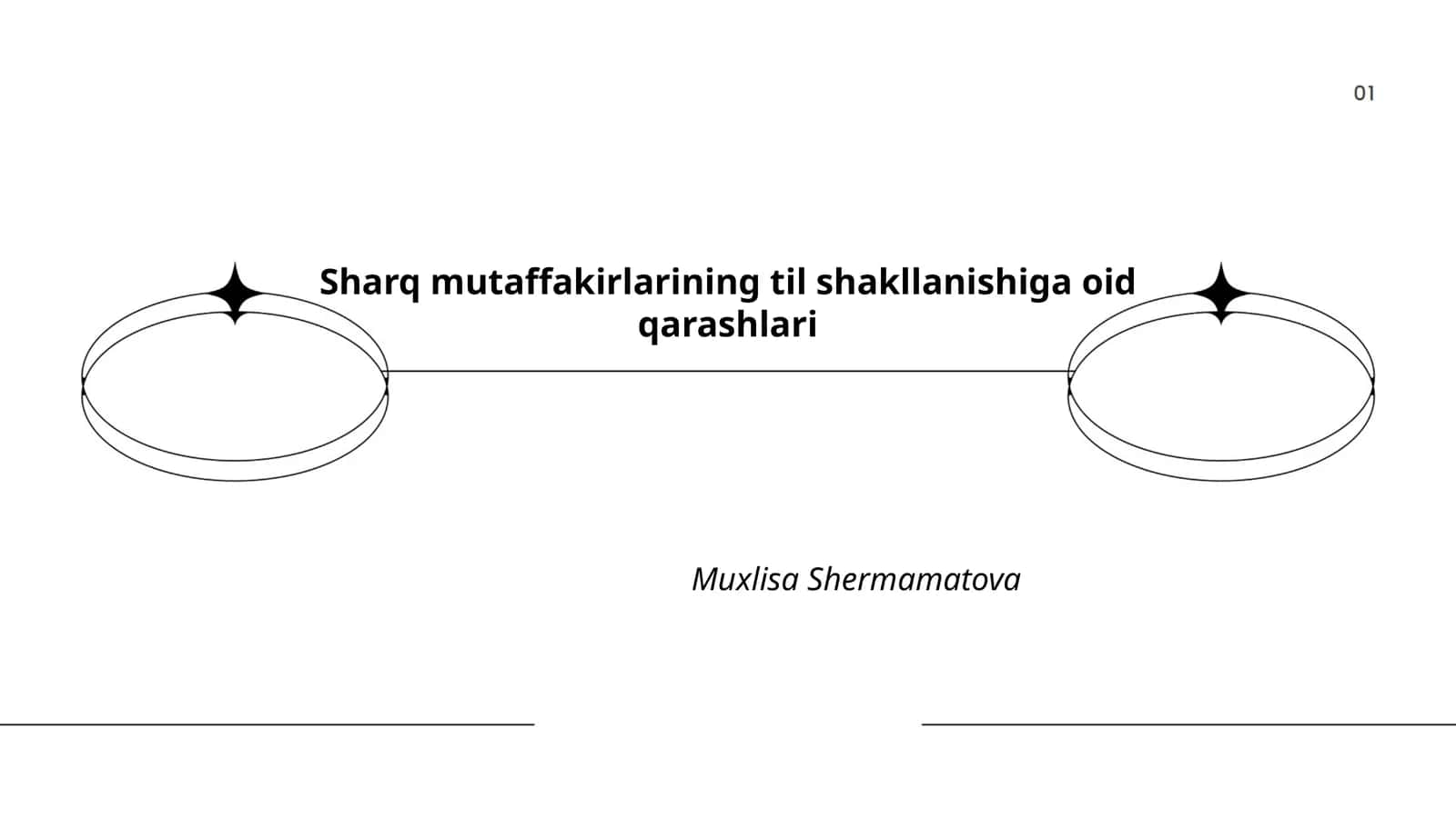 Sharq mutaffakirlarining til shakllanishiga oid qarashlari 1