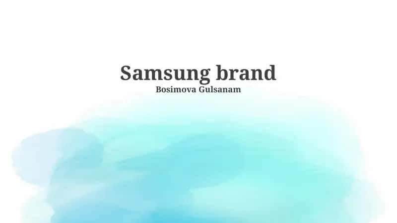Samsung brand 1