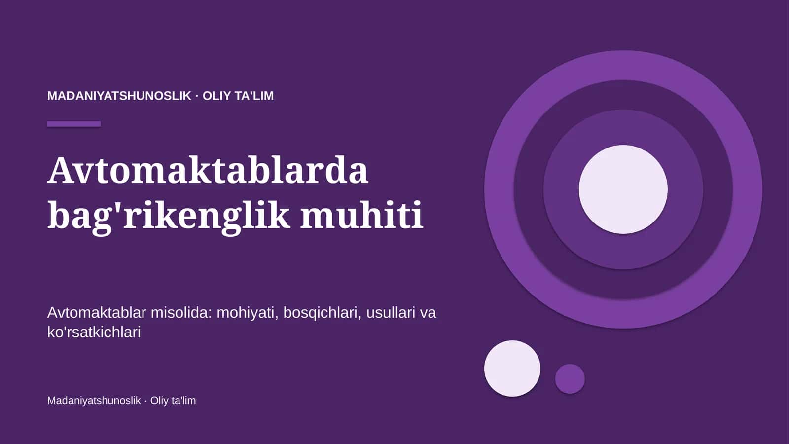 Bag'rikenglik muhiti: mohiyati 1