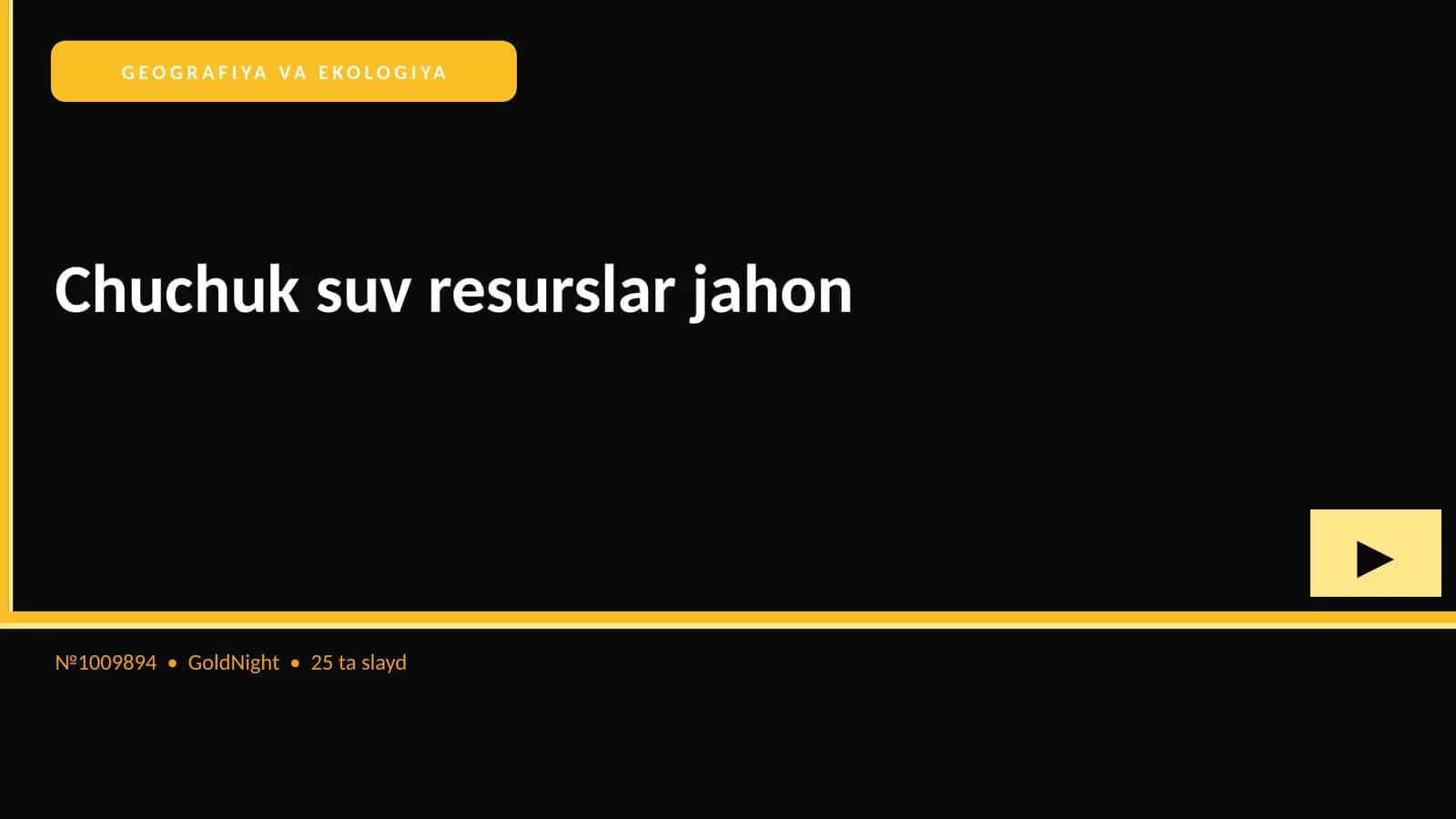 GEOGRAFIYA VA EKOLOGIYA 1