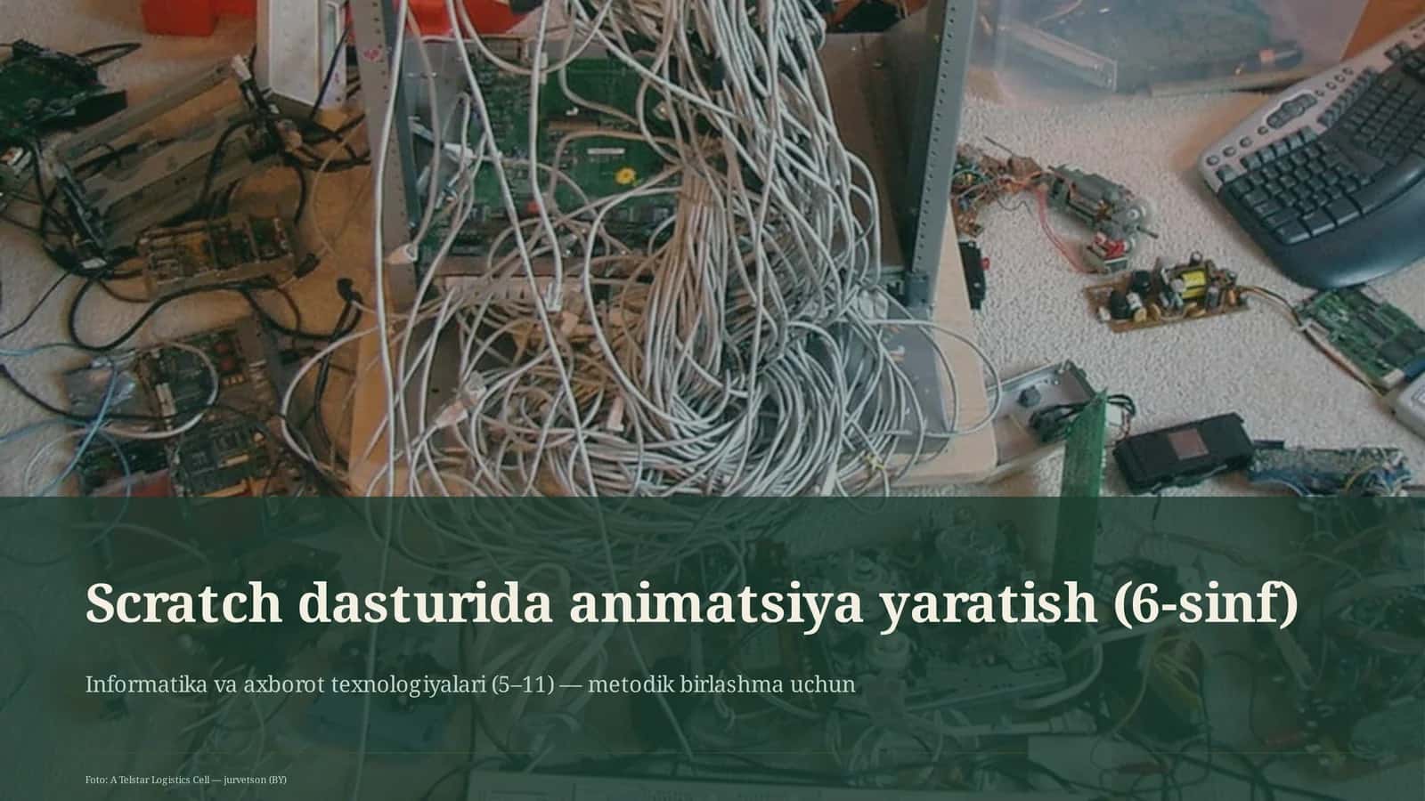 Scratch dasturida animatsiya yaratish (6-sinf) 1