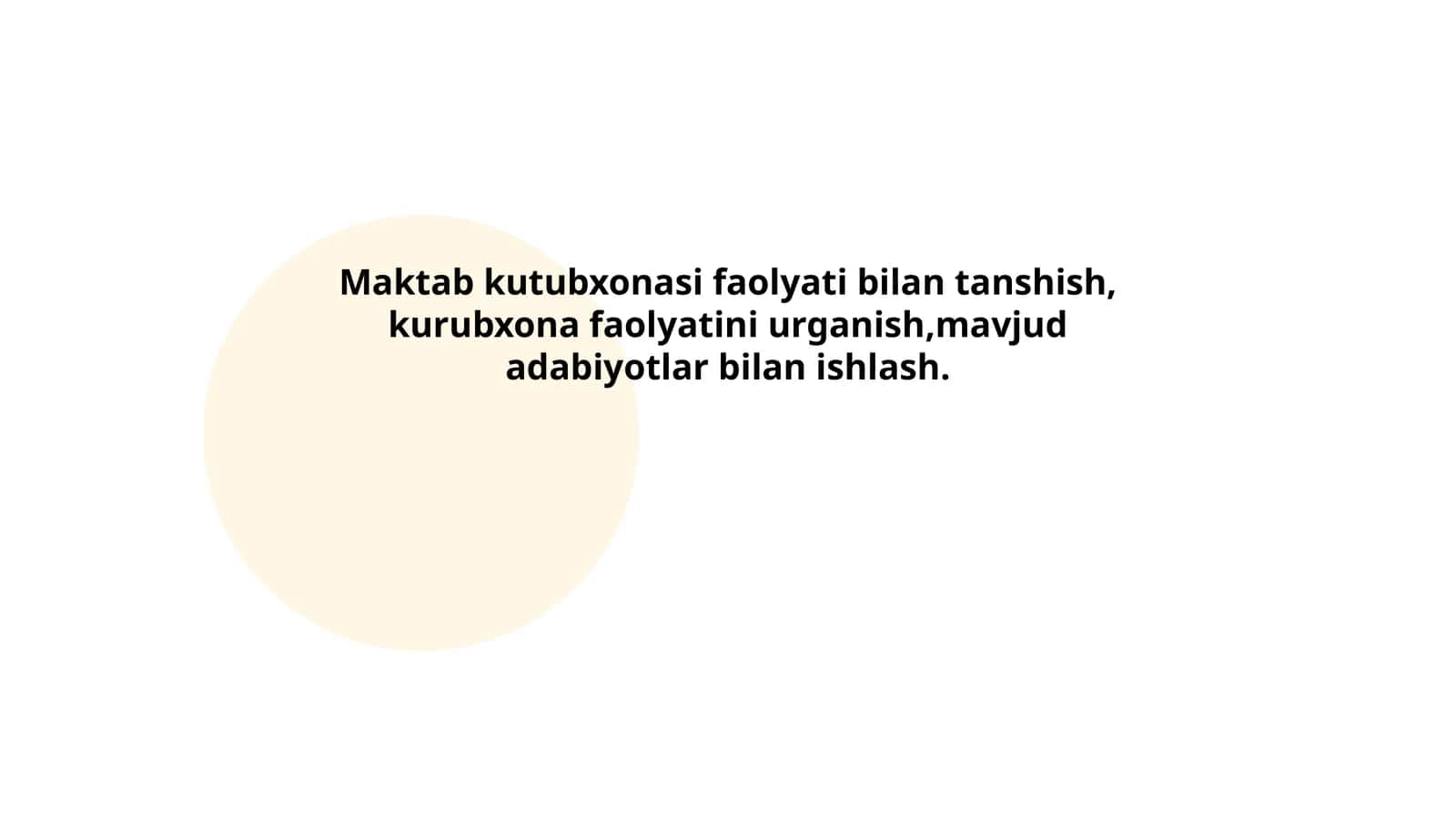 Maktab kutubxonasi faolyati 1
