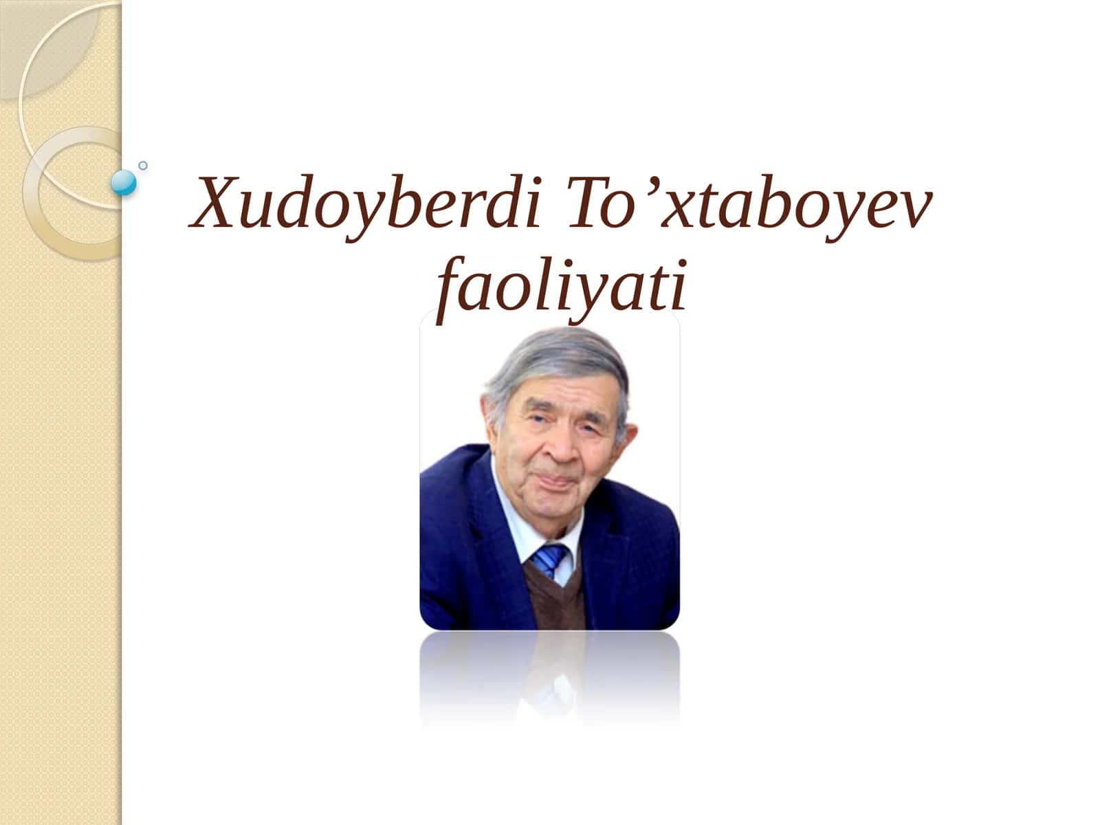 Xudoyberdi To'xtaboyev faoliyati 1