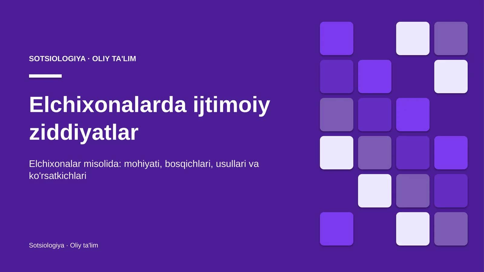 elchixonalarda ijtimoiy ziddiyatlar 9948 1