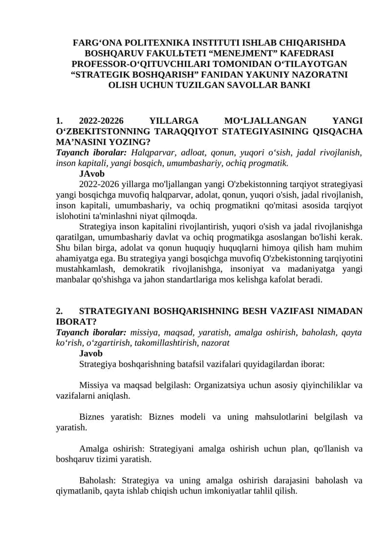 STRATEGIK BOSHQARISH 1