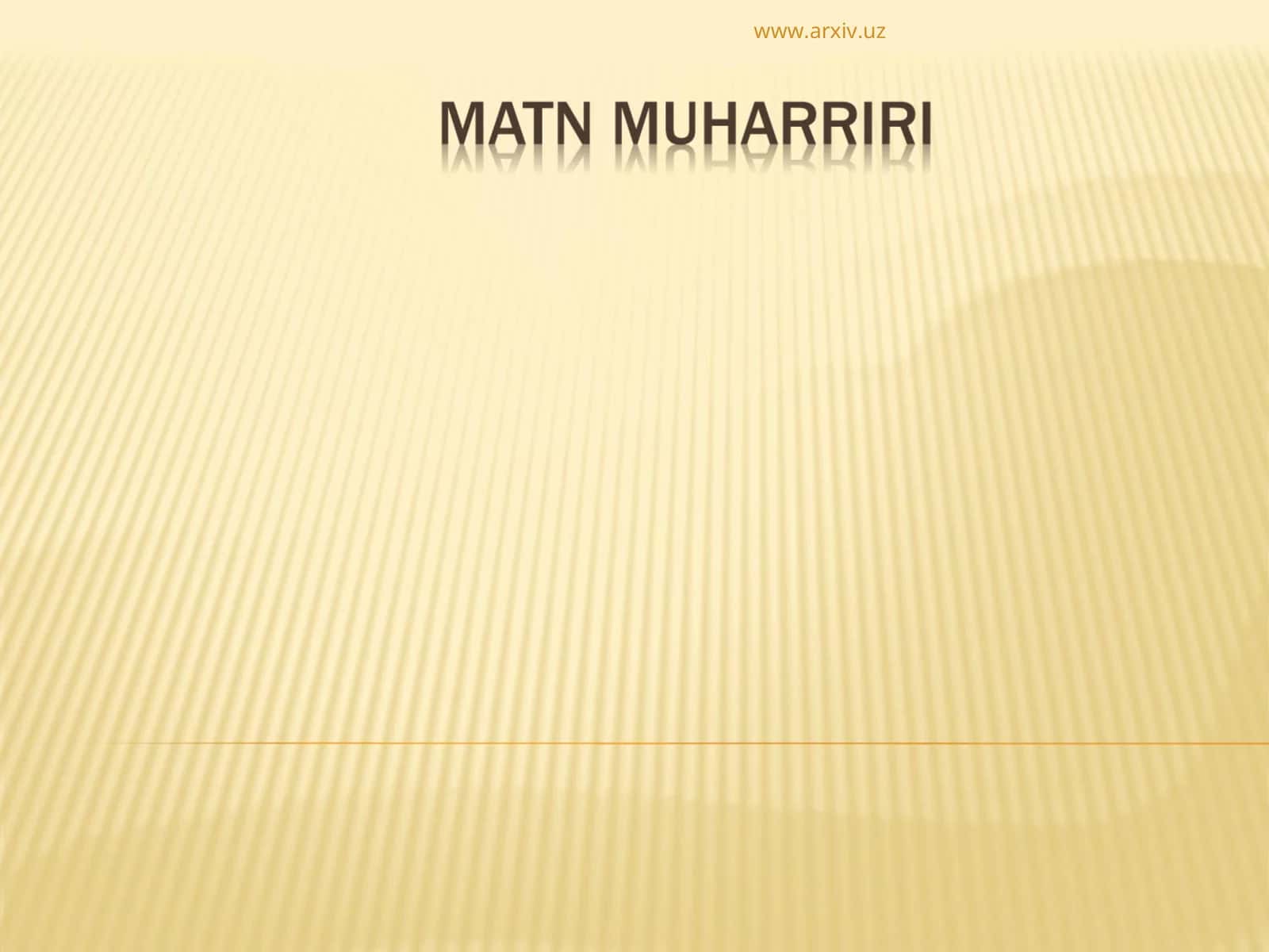 Matn muharriri 1