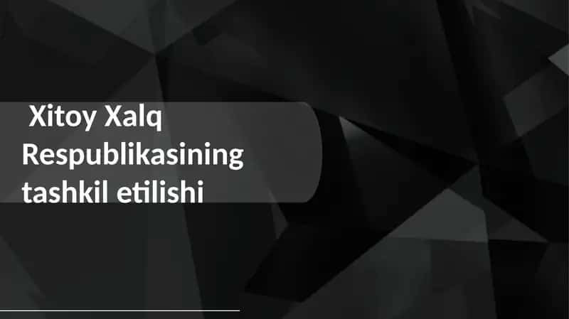 XitoyXalqRespublikasiningtashkiletilishi 1
