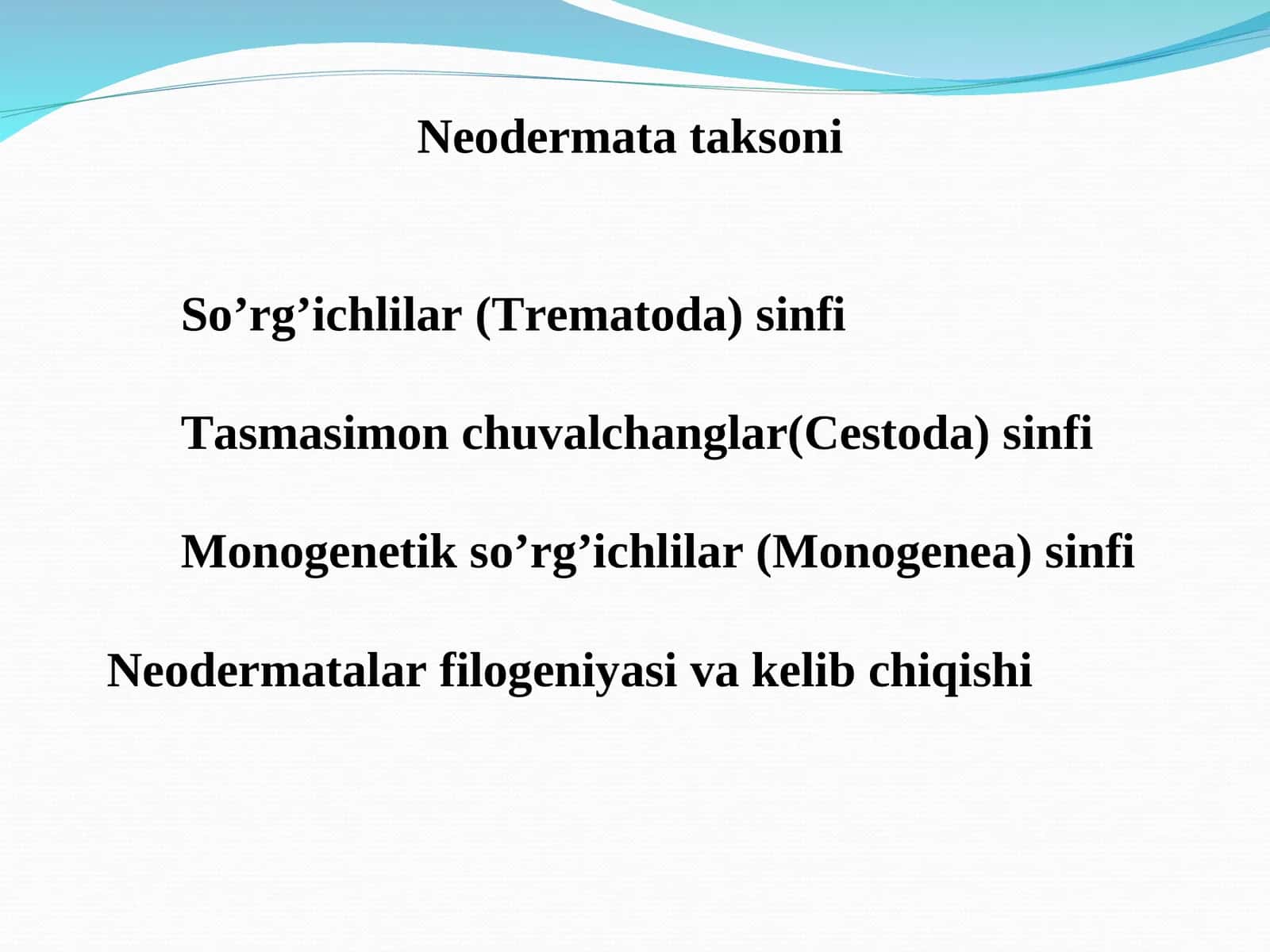 Neodermata taksoni 1