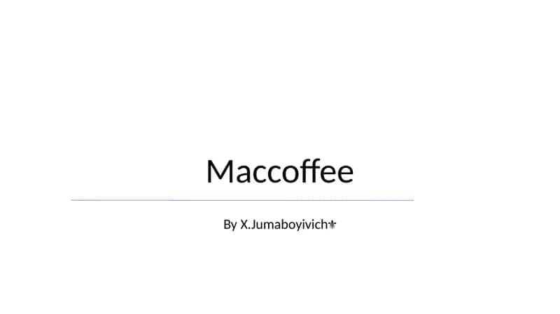 Maccoffee 1