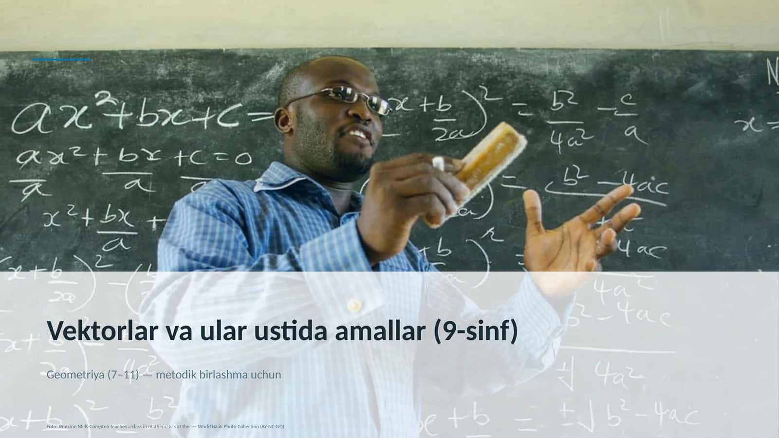 Vektorlar va ular ustida amallar (9-sinf) 1