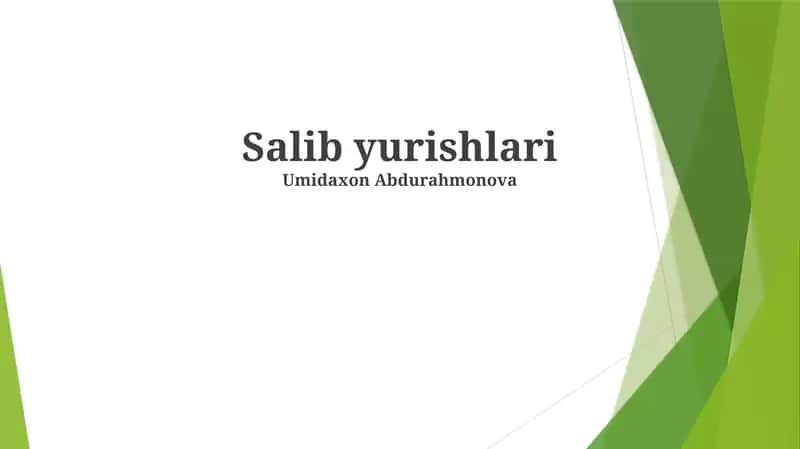 Salib yurishlari 1