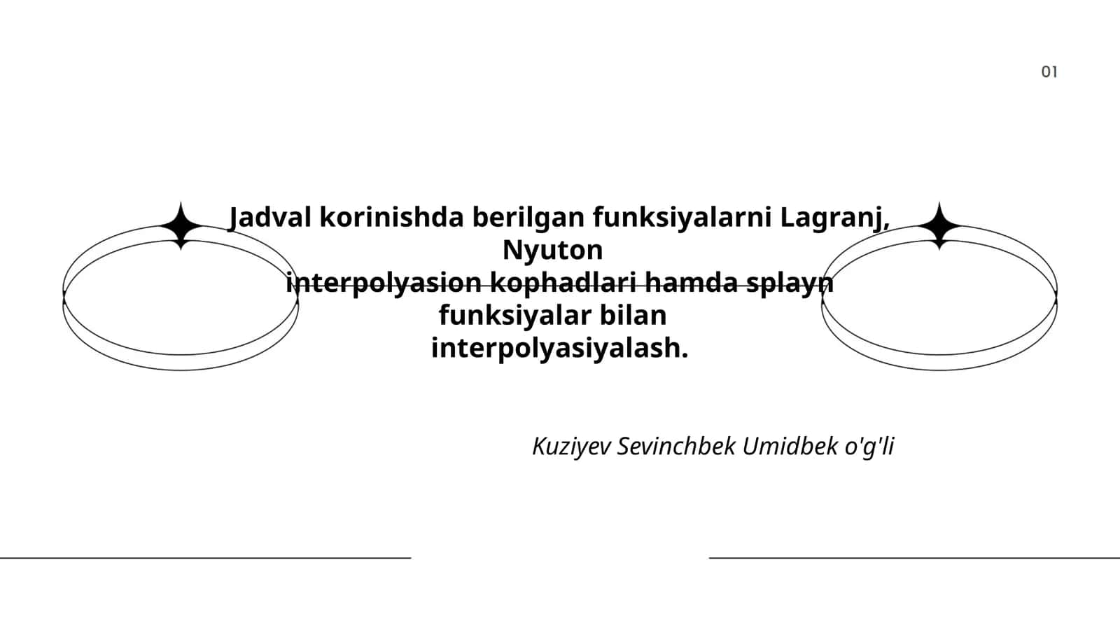 Lagranj, Nyuton interpolyasion 1