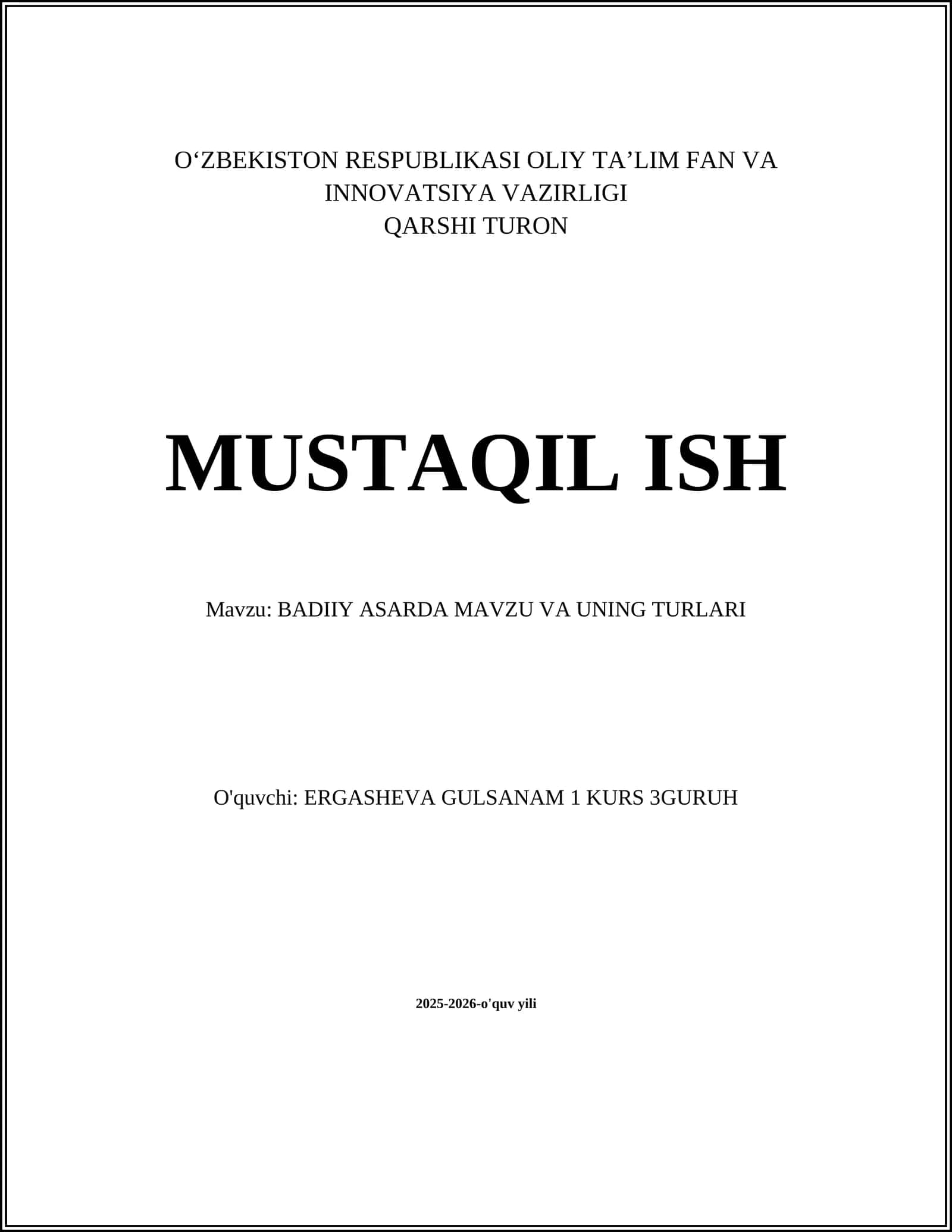 BADIIY ASARDA 1