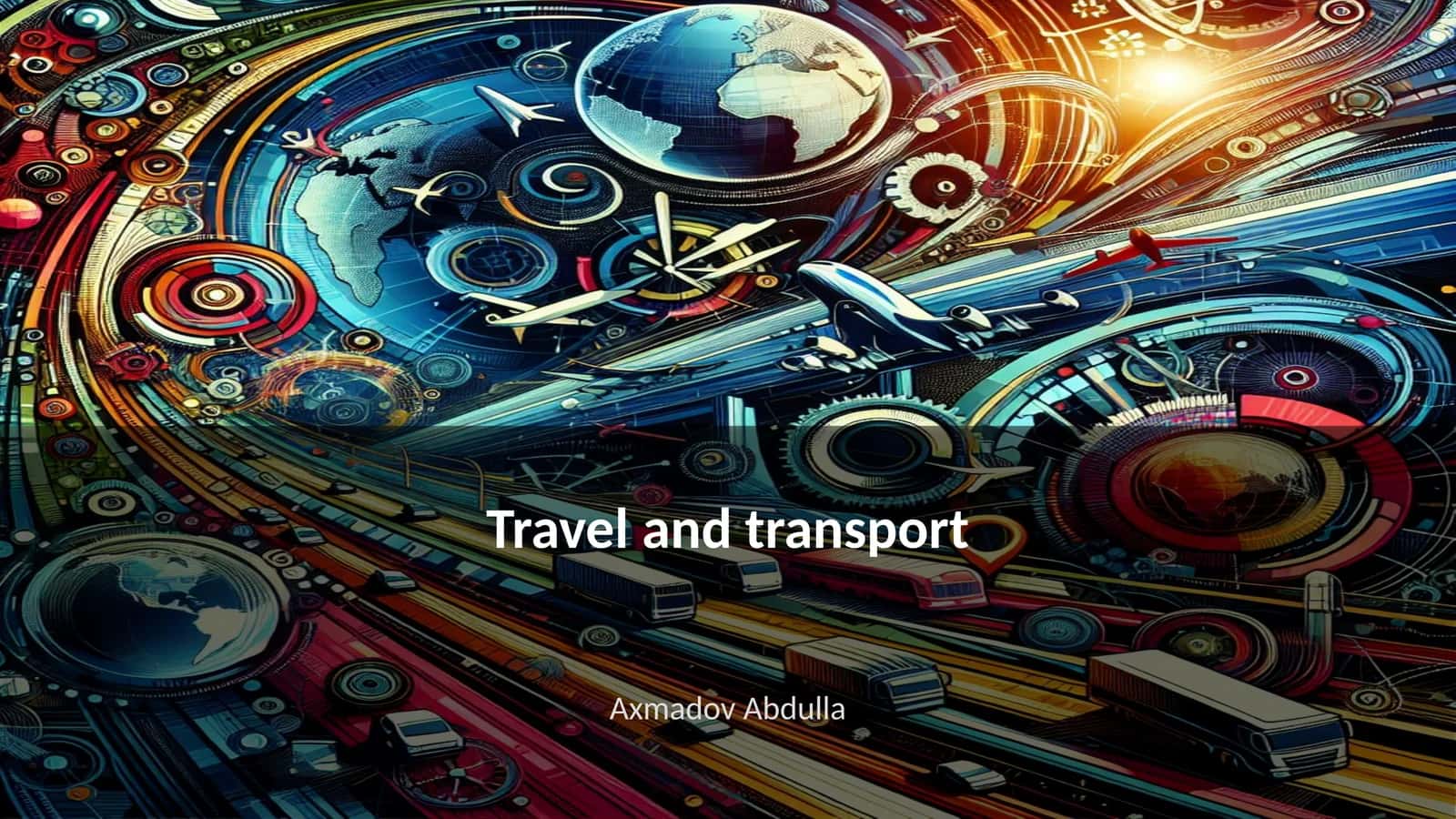 Travel and transport 1
