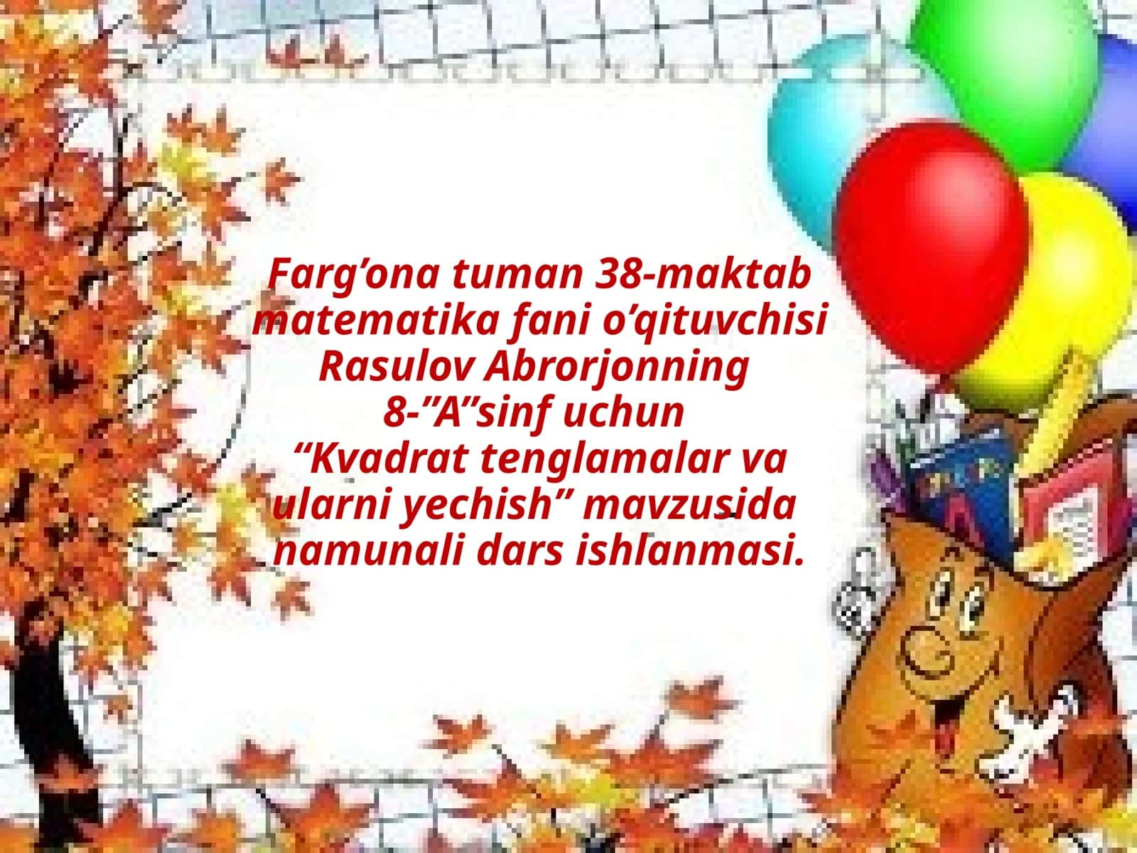 Konus ochiq dars ishlanmasi 1