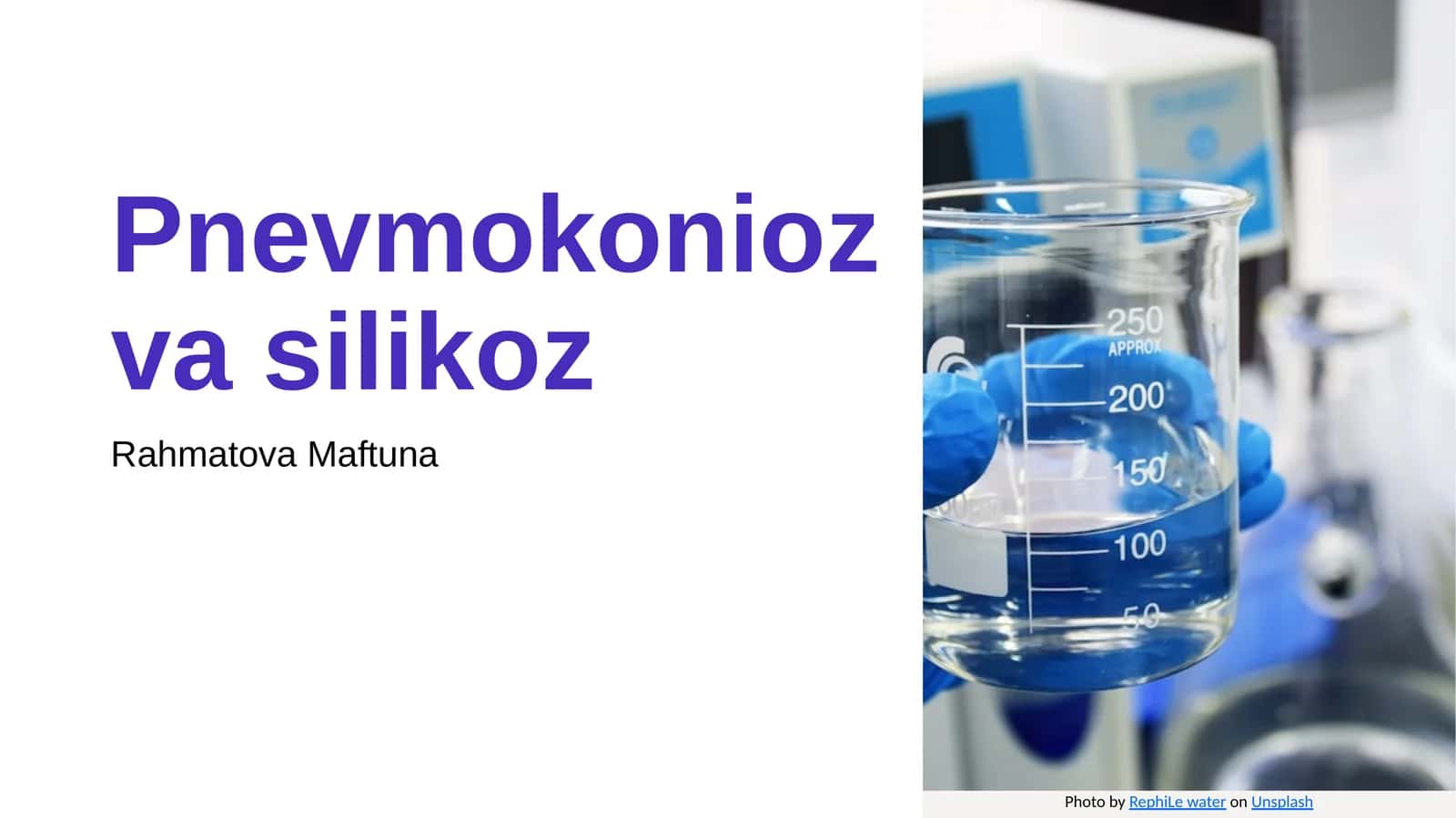 Pnevmokonioz va silikoz 1
