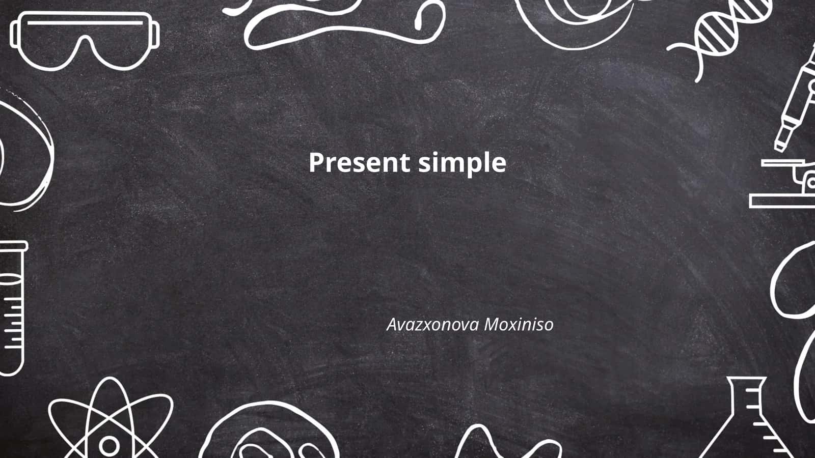 Present simple 1