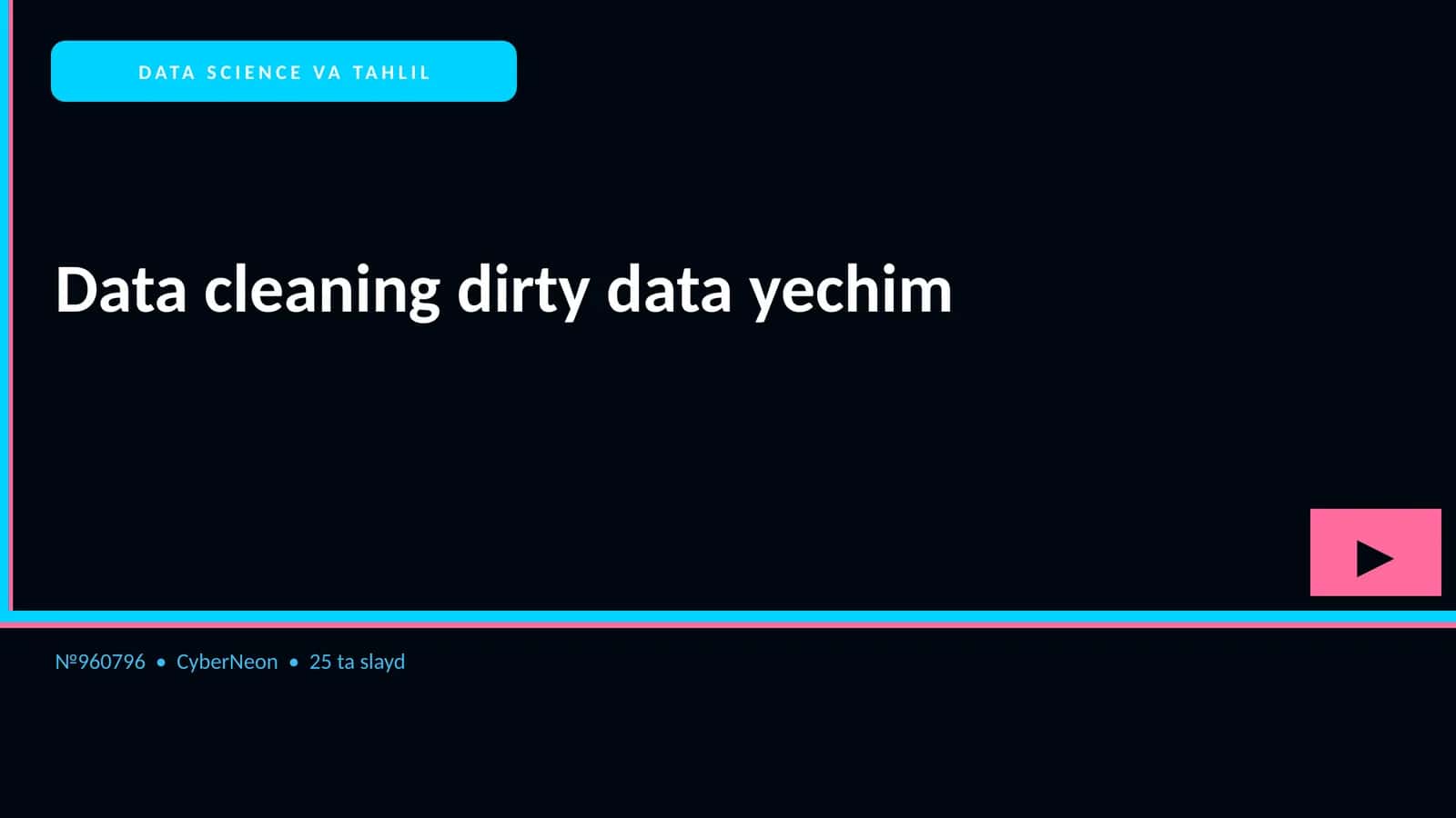 DATA SCIENCE VA TAHLIL 1