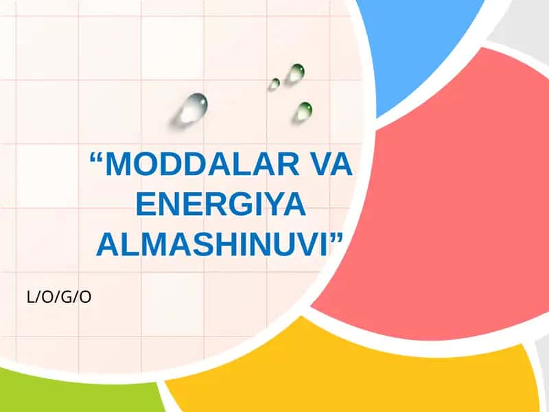 MODDALAR VA ENERGIYA ALMASHINUVI 1