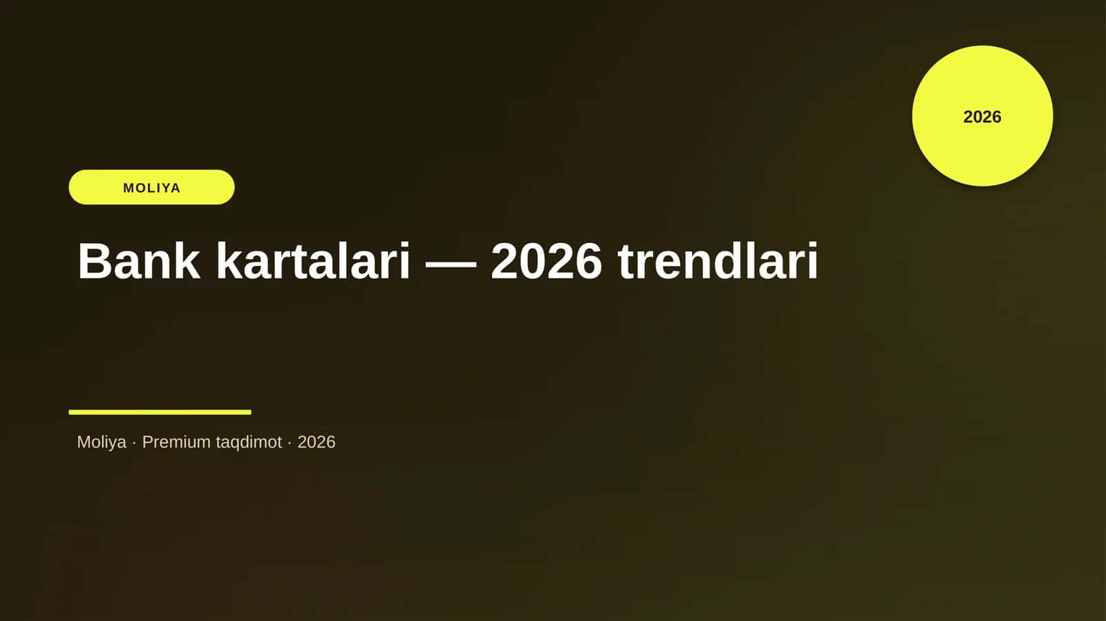 Bank kartalari — 2026 trendlari 1