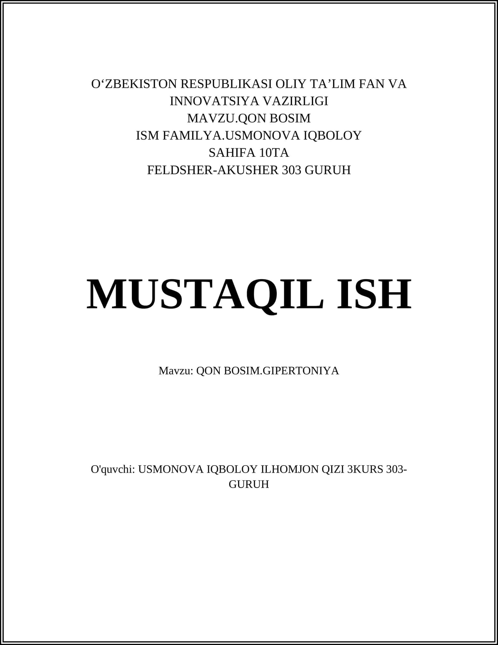 QON BOSIM 1