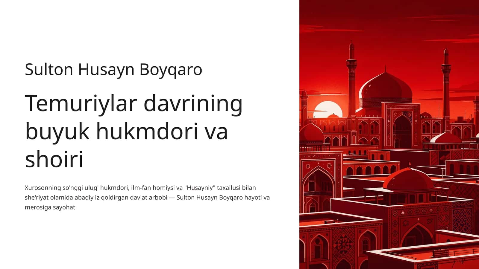 Sulton Husayn Boyqaro 1
