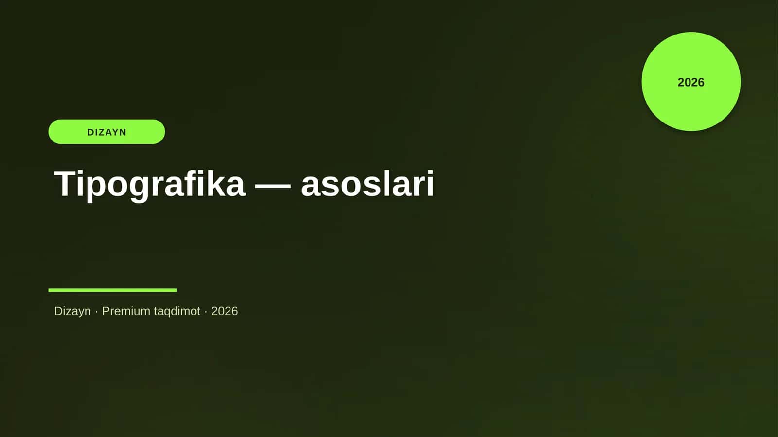 Tipografika — asoslari 1