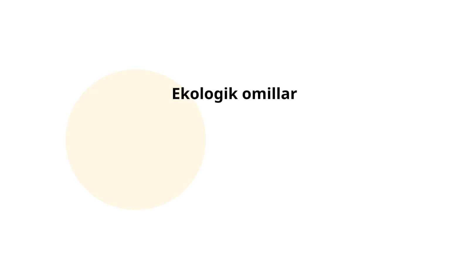 Ekologik omillar 1