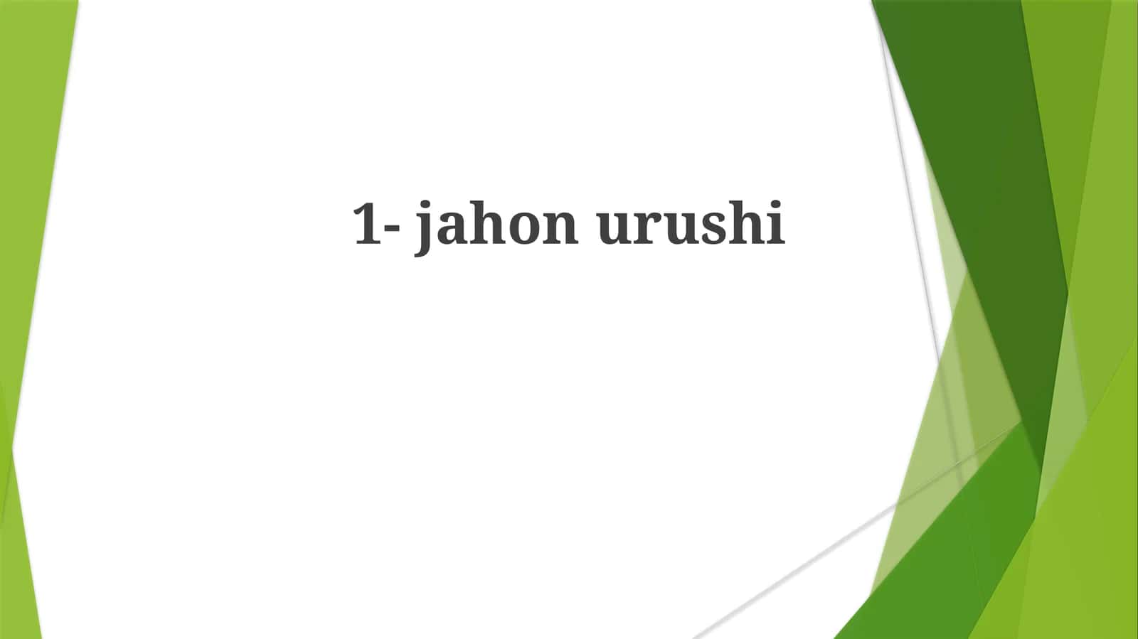 Birinchi Jahon urushi 1