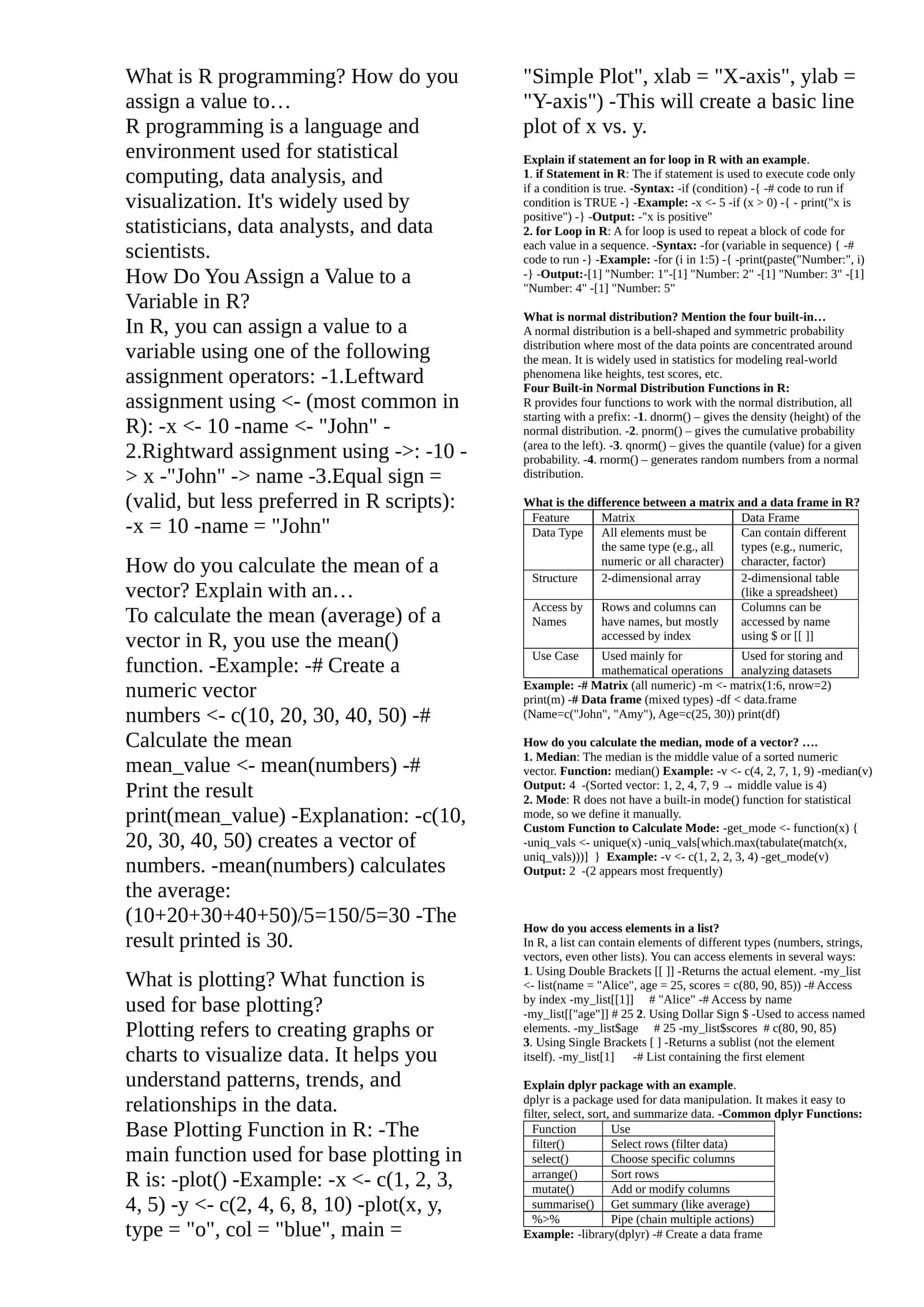 R programming 1
