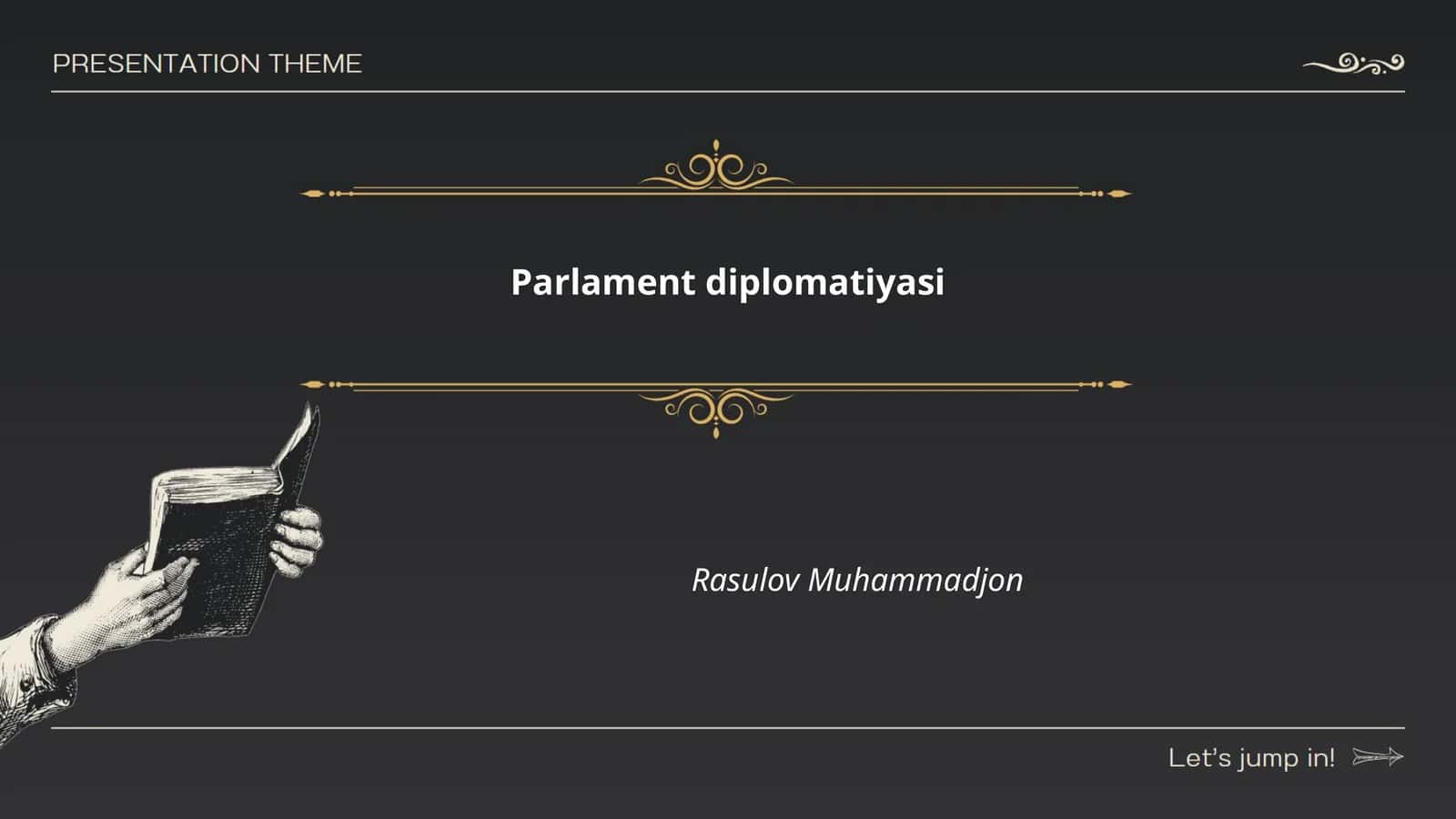 Parlament diplomatiyasi 1