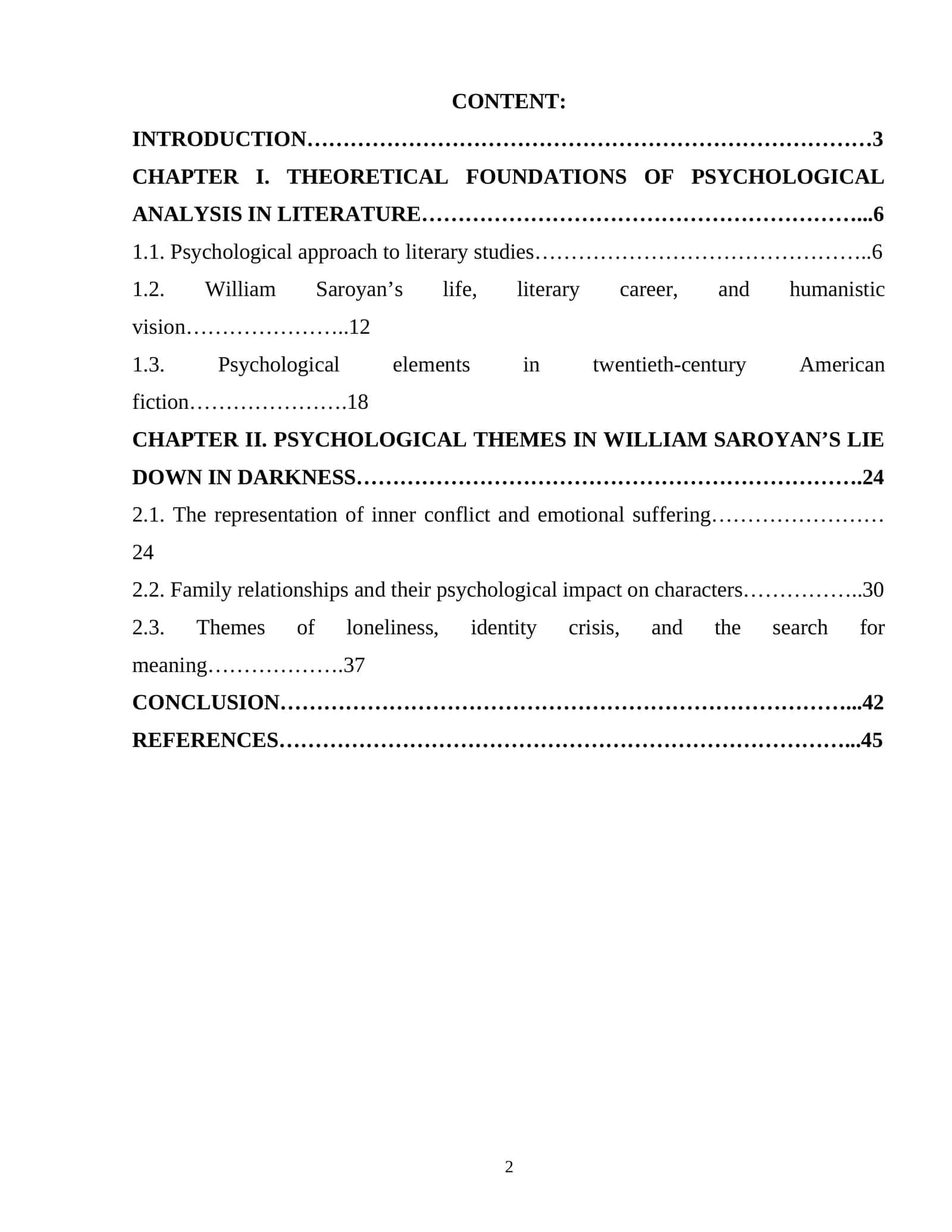 Psychological Analysis in Literature 1