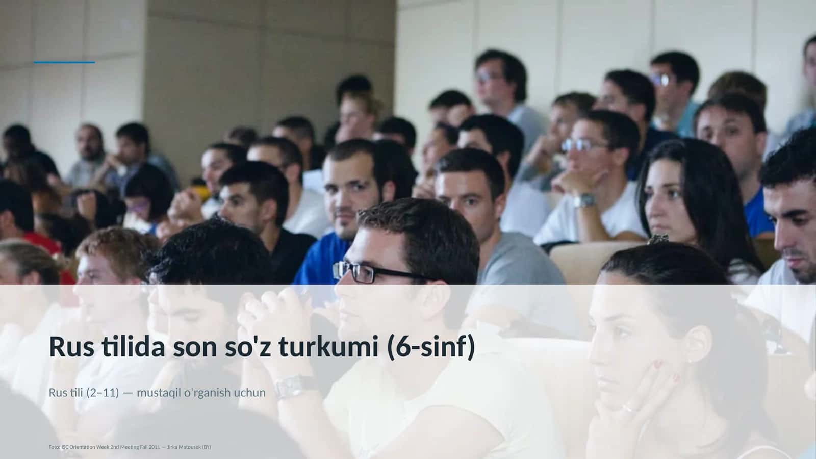Rus tilida son so'z turkumi (6-sinf) 1