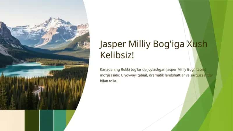 Jasper Milliy Bog'i 1