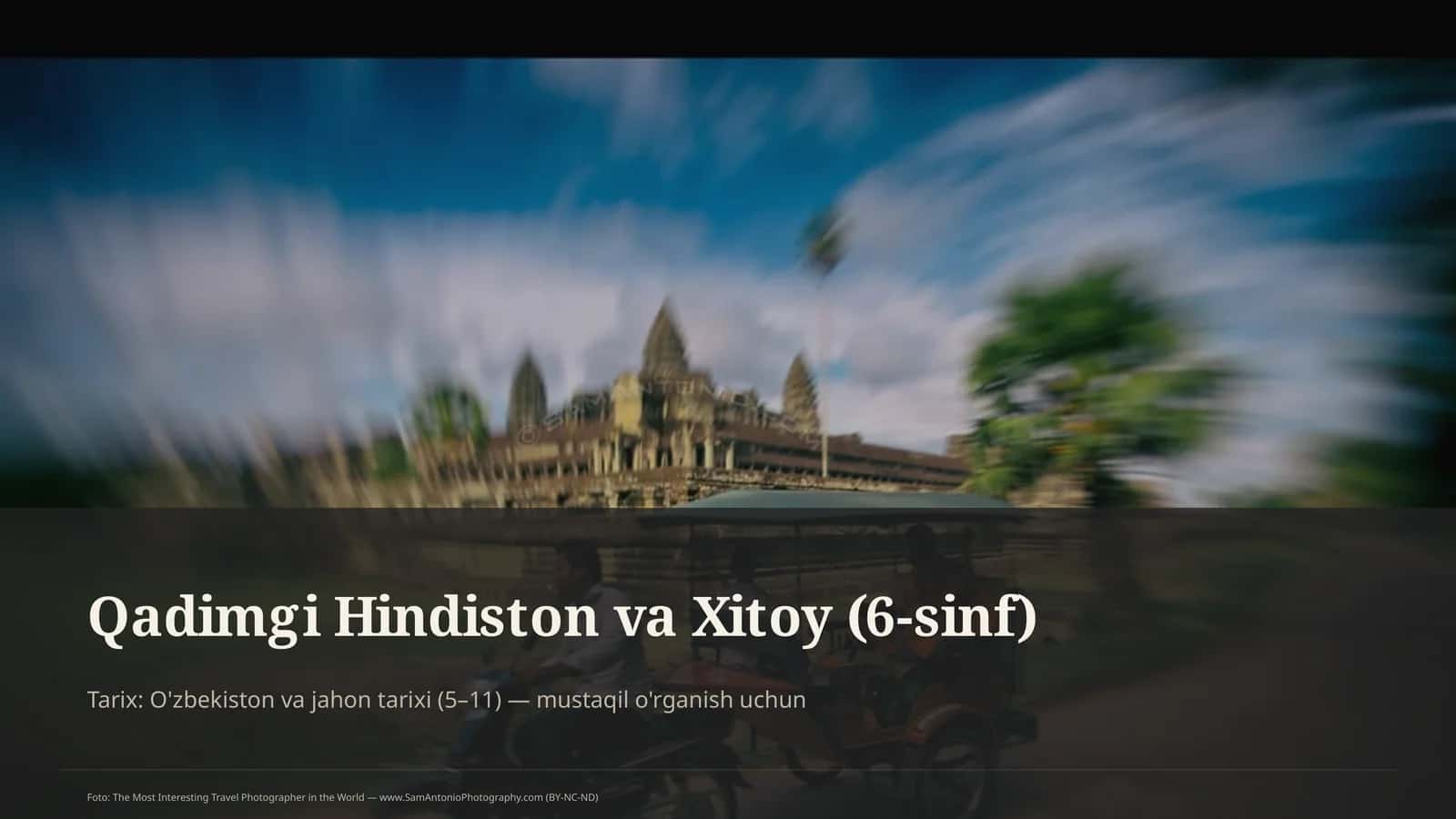 Qadimgi Hindiston va Xitoy (6-sinf) 1