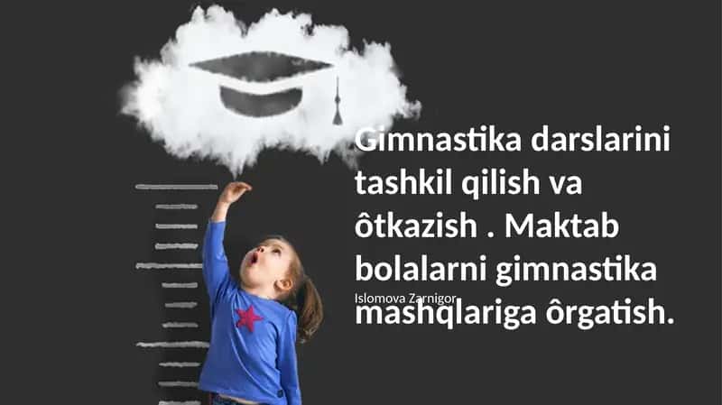 Badiiy gimnastika elementlari 1