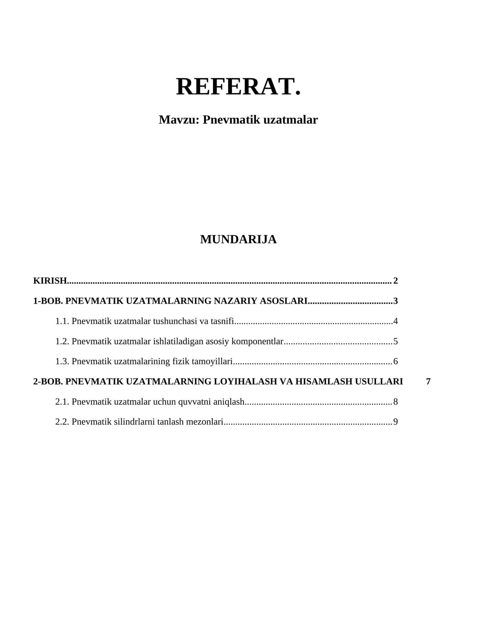 Pnevmatik uzatmalar 1