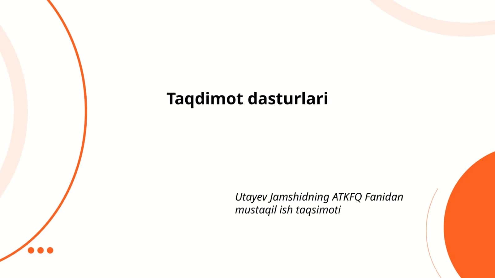 Microsoft PowerPoint asoslari 1