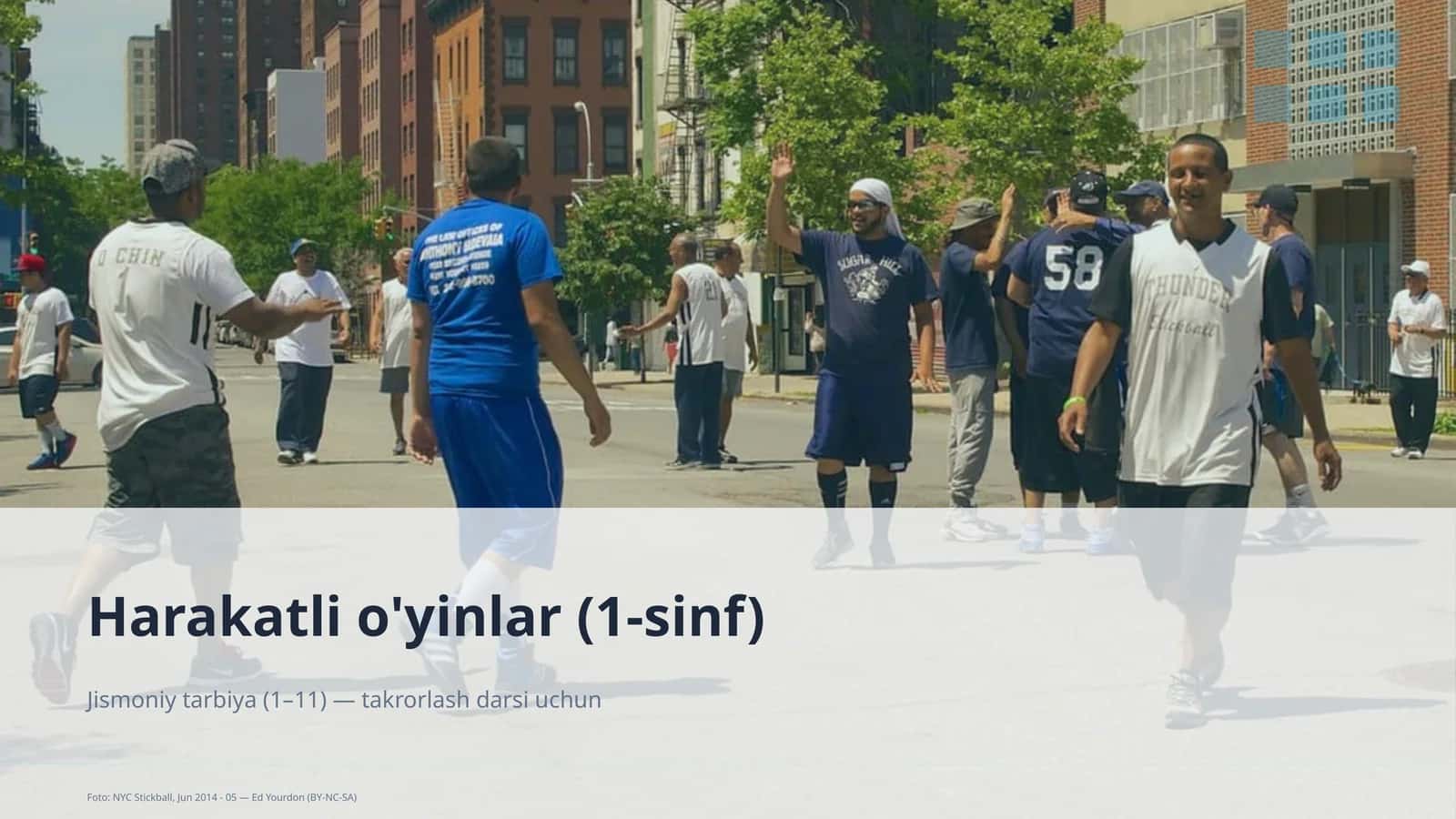 Harakatli o'yinlar (1-sinf) 1