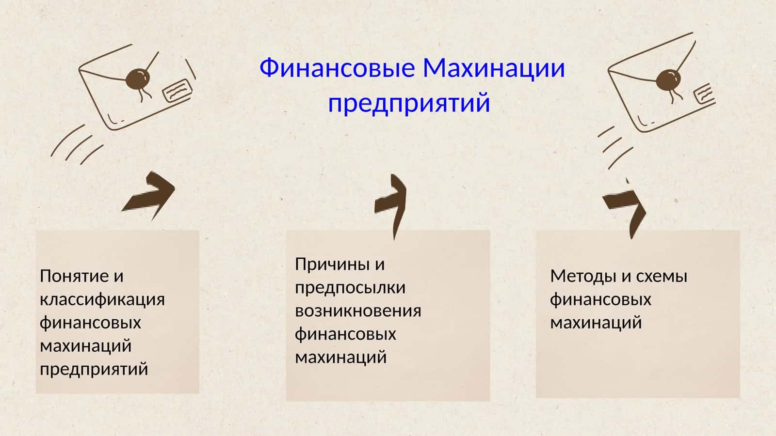 Финансовые махинации предприятий 1