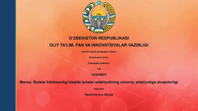 Bolalar adabiyoti 1