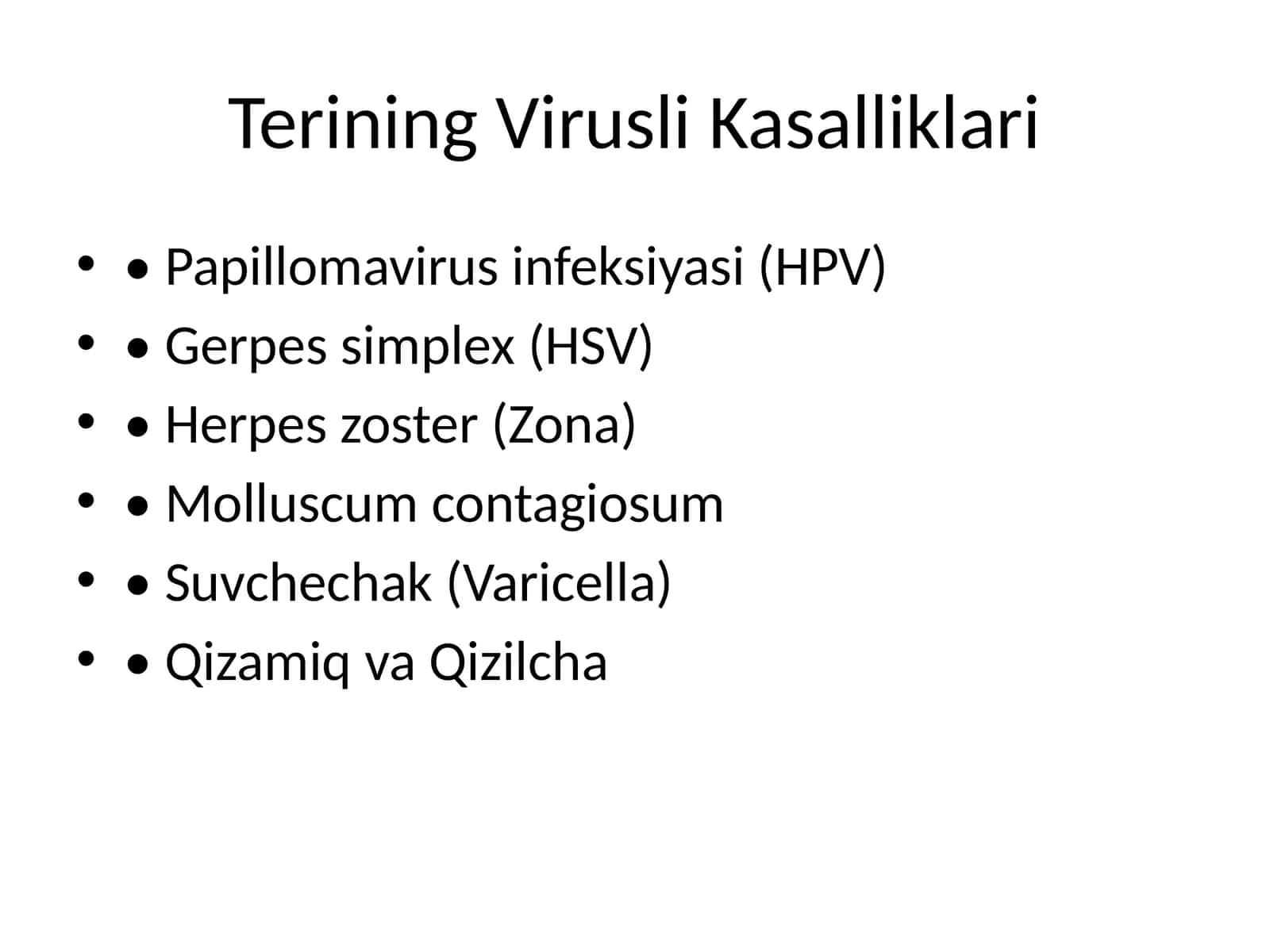 Terining Virusli Kasalliklari 1
