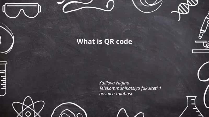 What is QR code 1