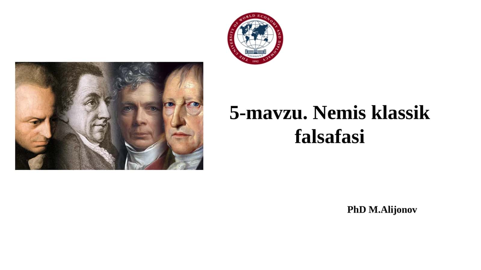 Nemis klassik falsafasi 1
