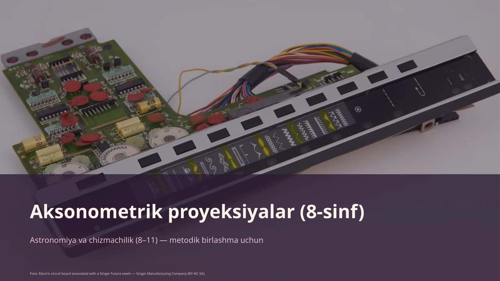 Aksonometrik proyeksiyalar (8-sinf) 1