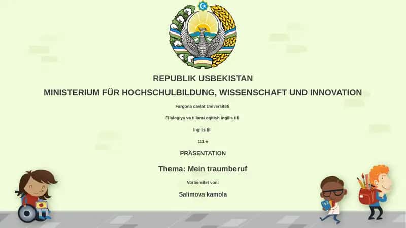 Mein Traumjob: Eine Vision 1
