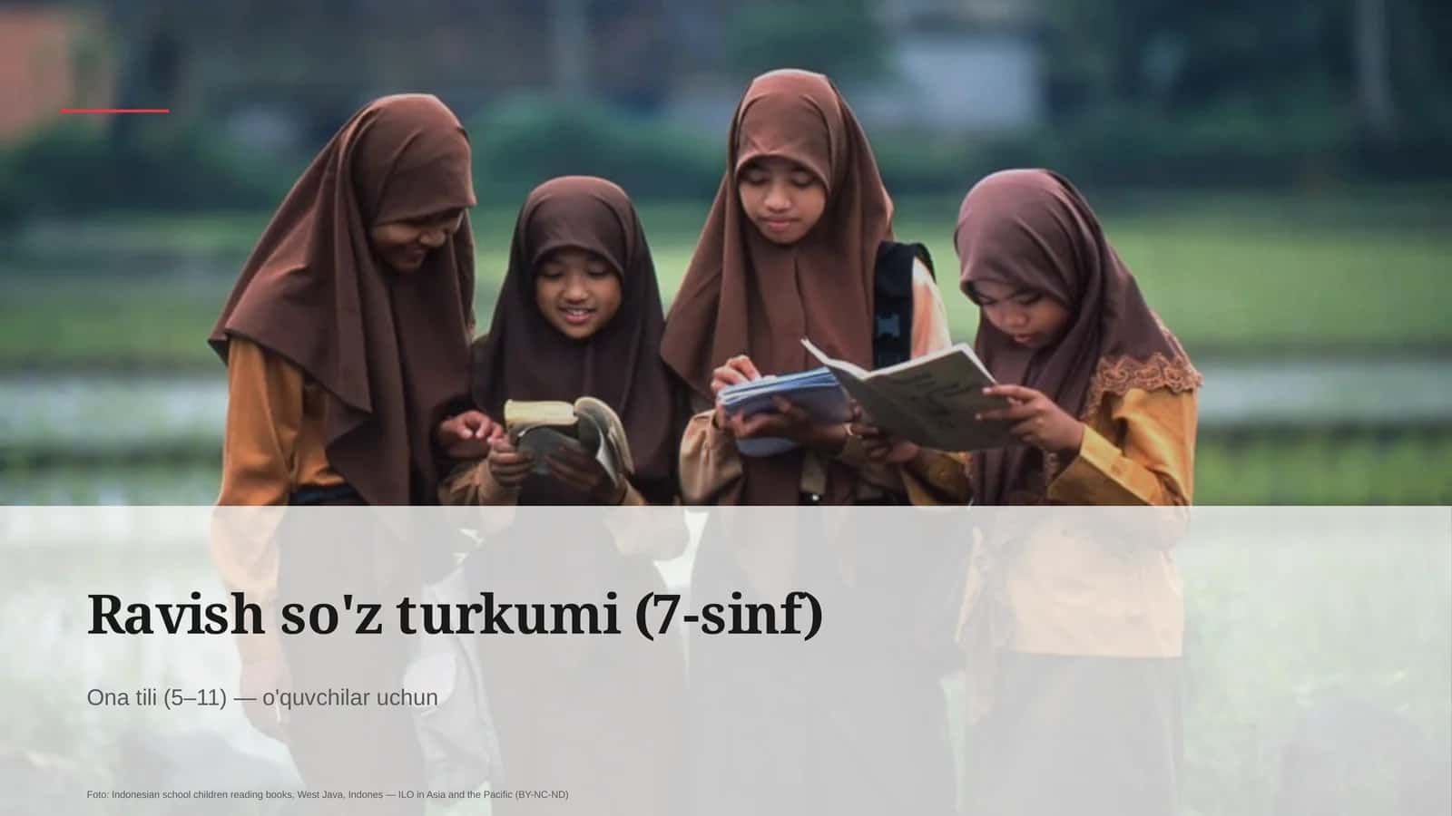 Ravish so'z turkumi (7-sinf) 1