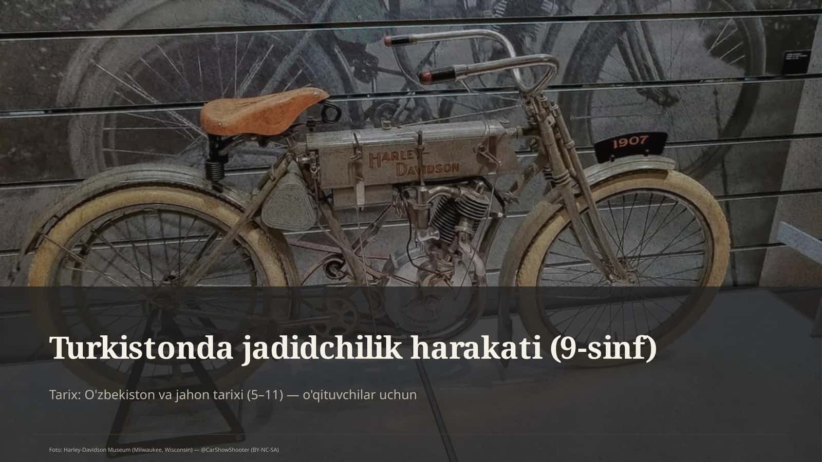 Turkistonda jadidchilik harakati (9-sinf) 1